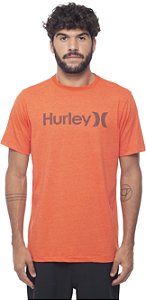 Camiseta Hurley HYTS010288 Solid Mescla Vermelho