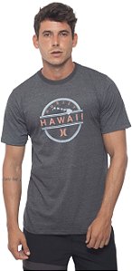 Camiseta Hurley HYTS010294 Hawaii Mescla Preto