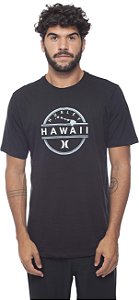 Camiseta Hurley HYTS010294 Hawaii Preto