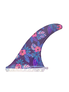 Quilha long Pavani Surf 9 Flores Lilas Rosa