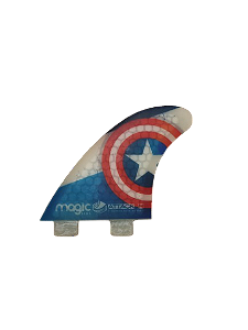 Quilhas Fibra Magic Fins Speed M Cap. America