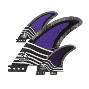 Quilhas Fibra Banana Wax Large Roxo Carbono
