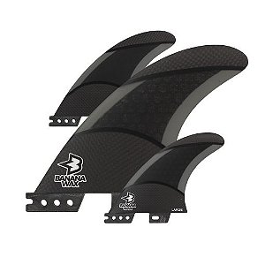 Quilhas Fibra Banana Wax Large Preto Carbono