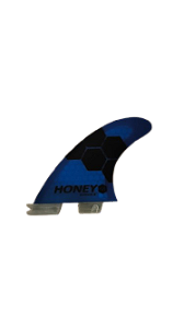 Quilhas Fibra Hydrofins Medium Azul
