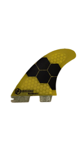 Quilhas Fibra Hydrofins Large Amarelo