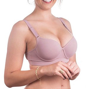 Sutiã Sustentação Reforçado Microfibra Plus com Bojo LGC - Juli Modas -  Lingerie e Sexy Shop