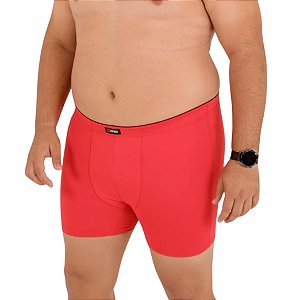 Kit 02 Cuecas Box PLUS SIZE Poliamida Cós Rebatido