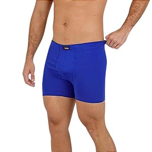 Cueca Boxer Microfibra elástico rebatido kit com 02 unidades