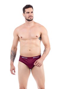 Cueca Slip Masculina Adulto 100% Algodão liso Kit com 6 unidades 095