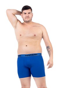 Cueca Boxer Adulto Plus Size Microfibra lisa Kit com 02 Unidades