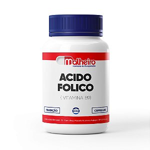 Ácido Fólico (Vitamina B9) 800 mcg - Vitamina B9 essencial para a saúde celular