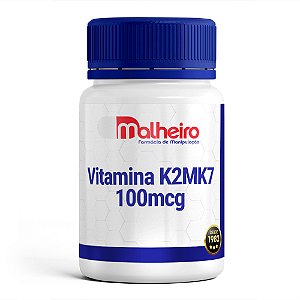 Vitamina K2MK7 100 mcg – Saúde Óssea e Cardiovascular em Cápsulas