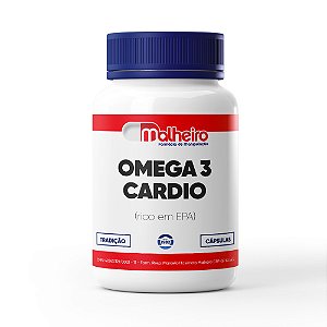Ômega Cardio 1G (50% EPA e 20% DHA) – Alta Concentração com Certificação MEG-3®