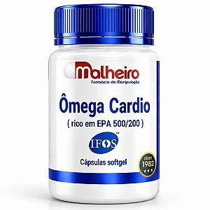 Ômega Cardio 1G (50% EPA e 20% DHA) – Alta Concentração com Certificação IFOS