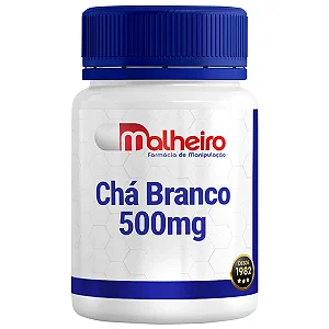 Chá Branco 500 mg – Antioxidante Natural e Bem-Estar