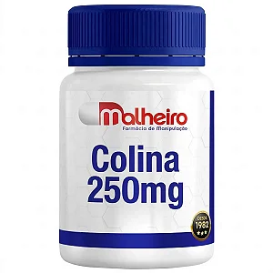 Colina 250 mg – Apoio Cognitivo e Hepático Natural
