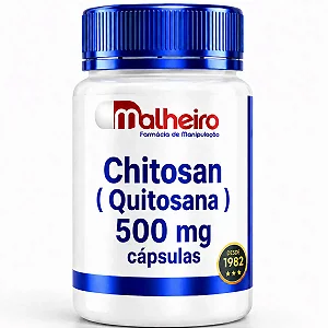 Quitosana 500 mg – Auxílio Natural na Redução da Absorção de Gorduras