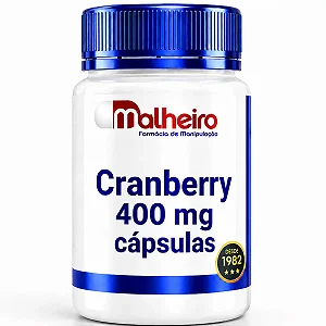 Cranberry 400 mg – Saúde do Trato Urinário em Cápsulas