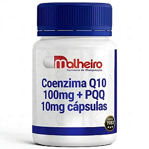 Coenzima Q10 100 mg + PQQ 10 mg cápsulas - Antioxidante