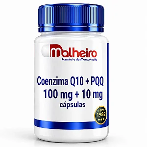 Coenzima Q10 100 mg + PQQ 10 mg cápsulas - Antioxidante
