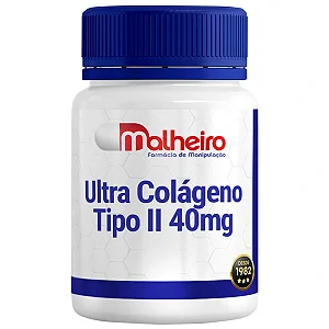 Ultra Colágeno Tipo II 40 mg em Cápsulas Softgel – Saúde Articular