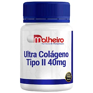 Ultra Colágeno Tipo II 40 mg em Cápsulas Softgel – Saúde Articular