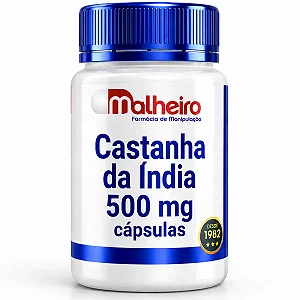 Castanha da Índia 500 mg – Saúde Circulatória e Bem-Estar Vascular