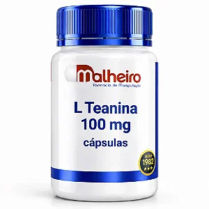 L-Teanina 100 mg – Relaxamento e Clareza Mental
