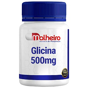 Glicina 500 mg – Equilíbrio, Relaxamento e Apoio Muscular