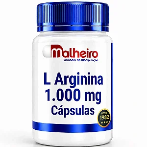 L-Arginina 1000 mg – Potente Aliada da Performance e Saúde Vascular