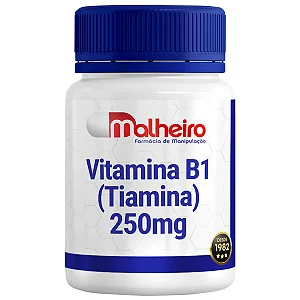 Vitamina B1 (Tiamina) 250 mg – Energia, Metabolismo e Saúde Neurológica