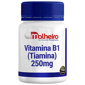 Vitamina B1 (Tiamina) 250 mg – Energia, Metabolismo e Saúde Neurológica