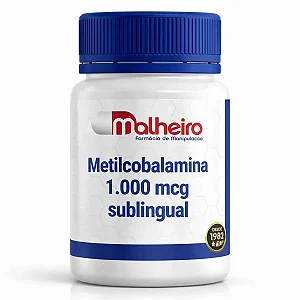 Metilcobalamina 1000 mcg Sublingual – Ação Rápida e Eficiente de Vitamina B12 Ativa