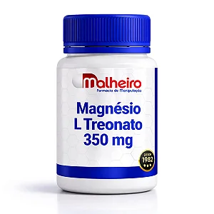 Magnésio L Treonato 350 mg – Apoio Cognitivo e Clareza Mental