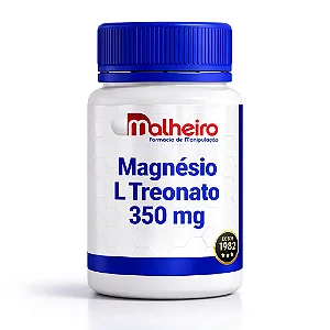 Magnésio L-Treonato 350 mg – Suporte Cognitivo, Memória e Foco Mental
