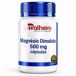 Magnésio Dimalato 500 mg – Vitalidade, Energia e Suporte Muscular