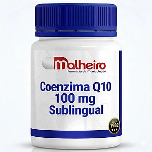 Coenzima Q10 100 mg Sublingual – Suplemento com Alta Absorção e Energia Celular