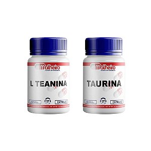 Kit NeuroEquilíbrio ( L teanina + Taurina ) – Foco, Clareza Mental e Redução do Estresse