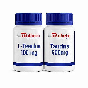 Kit NeuroEquilíbrio ( L teanina + Taurina ) – Foco, Clareza Mental e Redução do Estresse