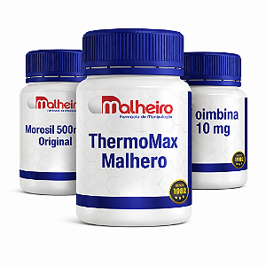 Box Termogênico ( Morosil - Thermomax- Ioimbina ) - Queima de Gordura com Potência Tripla