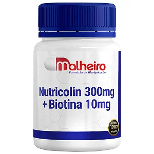 Nutricolin 300 mg + Biotina 10 mg – Beleza e Estrutura de Dentro para Fora