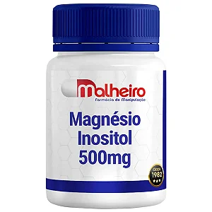 Magnésio Inositol 500 mg – Suporte Neuromuscular e Equilíbrio Metabólico