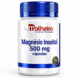 Magnésio Inositol 500 mg – Suporte Neuromuscular e Equilíbrio Metabólico