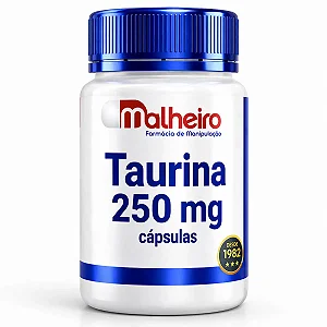 Taurina 250 mg – Suporte Neurológico e Equilíbrio Celular Diário