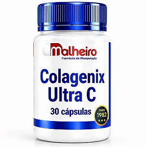 Colagenix Ultra C 30 Cápsulas - ( Colágeno Tipo II + Ácido Hialurônico + Vitamina C)