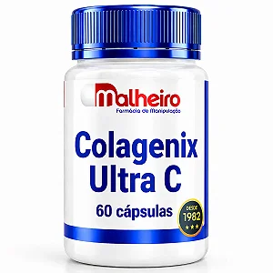 Colagenix Ultra C 60 Cápsulas – (Colágeno Tipo II + Ácido Hialurônico + Vitamina C)