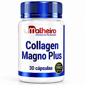 Collagen Magno Plus 30 Cápsulas – Articulações Fortes, Hidratação e Equilíbrio Muscular