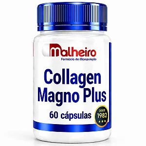 Collagen Magno Plus 60 Cápsulas – Articulações Fortes, Hidratação e Equilíbrio Muscular