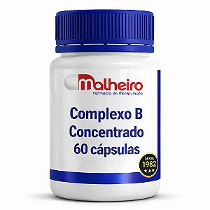 Complexo B Concentrado – 60 cápsulas - Vitaminas Essenciais