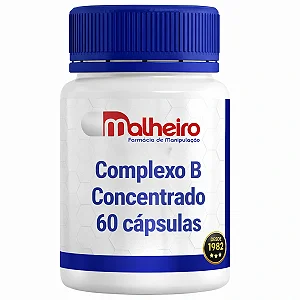 Complexo B Concentrado – 60 cápsulas - Vitaminas Essenciais